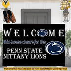 Welcome this House Cheers for Penn State Nittany Lions Doormat