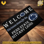 Welcome this House Cheers for Penn State Nittany Lions Doormat