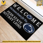 Welcome this House Cheers for Penn State Nittany Lions Doormat