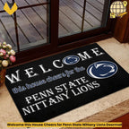 Welcome this House Cheers for Penn State Nittany Lions Doormat