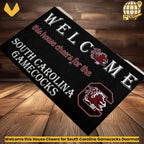 Welcome this House Cheers for South Carolina Gamecocks Doormat