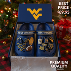 West Virginia Croc Charms
