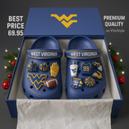 West Virginia Croc Charms
