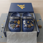 West Virginia Croc Charms