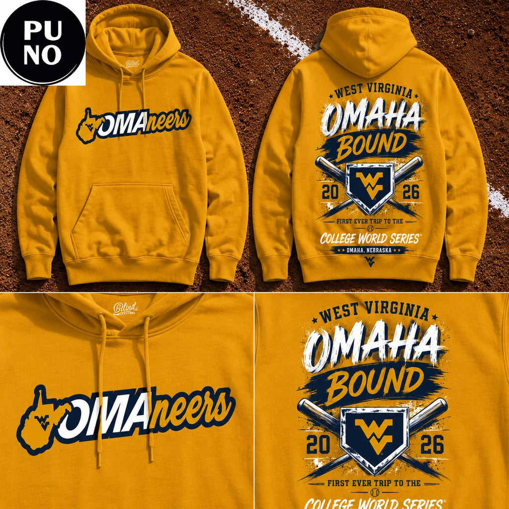 West Virginia Mountaineers 2026 Baseball College World Series Hoodie T-Shirt