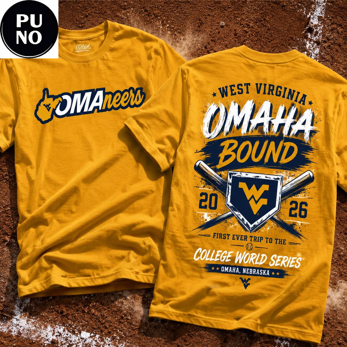 West Virginia Mountaineers 2026 Baseball College World Series Hoodie T-Shirt