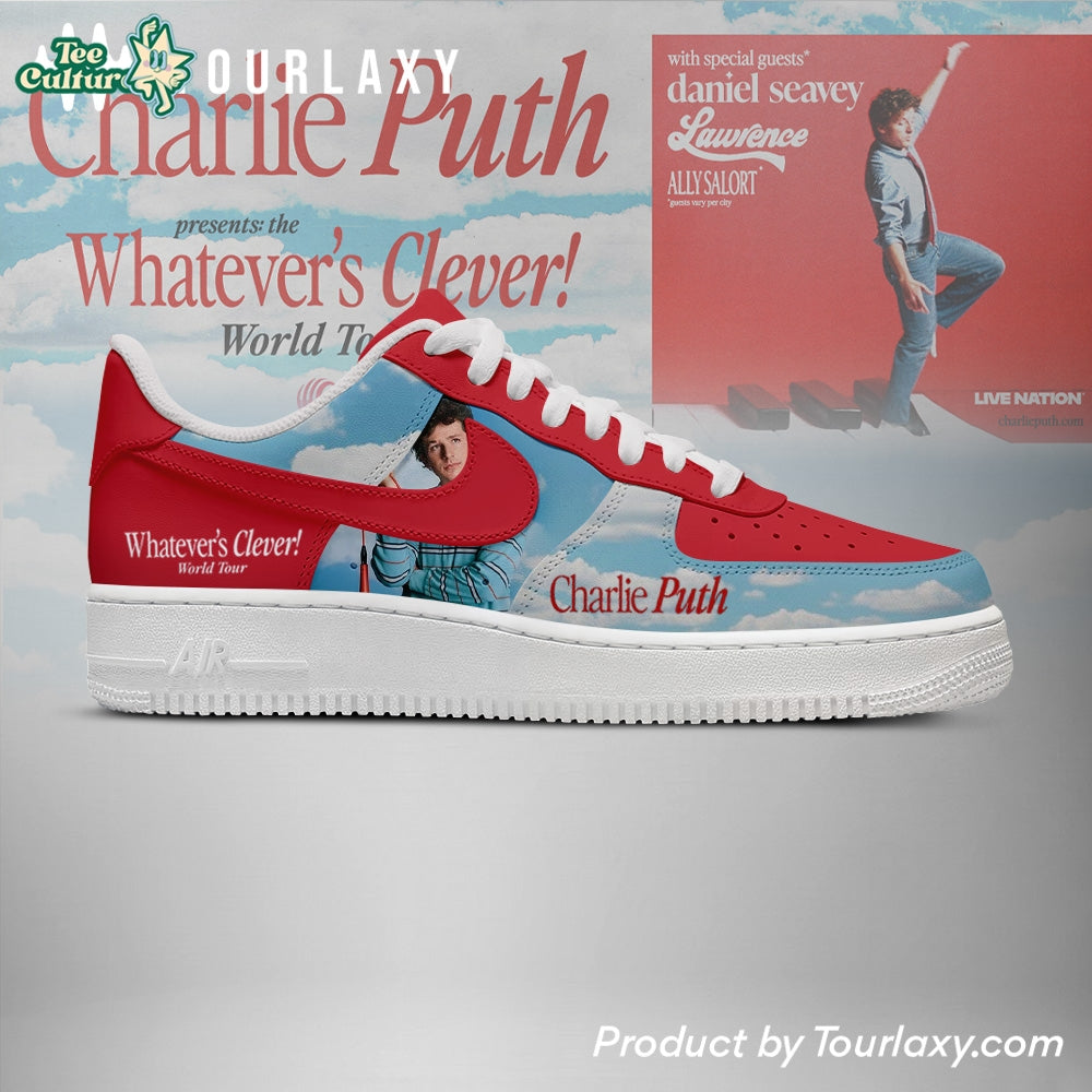 Whatever’s Clever – Charlie Puth Tour 2026 AF1 Shoes