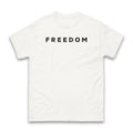 White Freedom Shirt Charlie Kirk