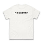 White Freedom Shirt Charlie Kirk