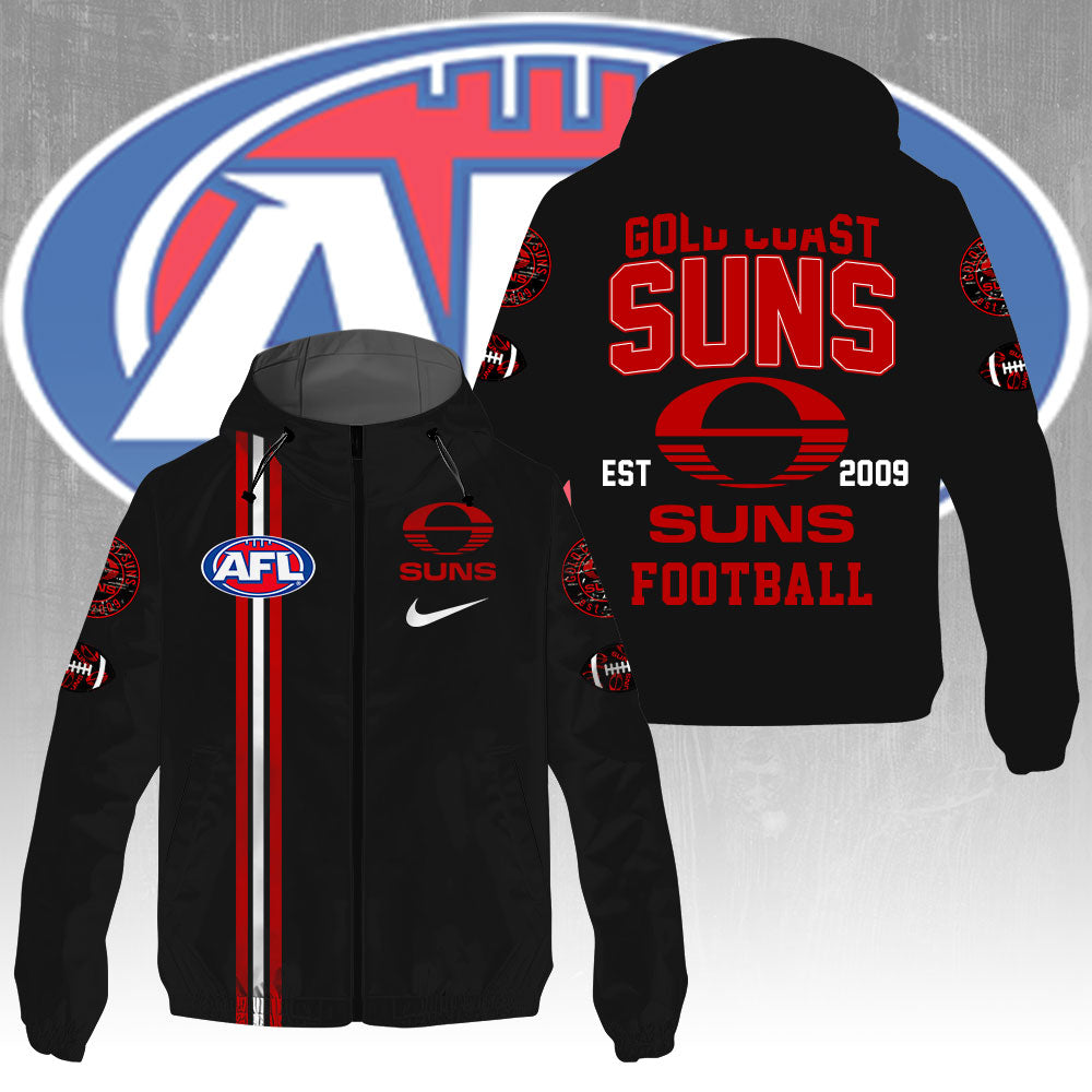 Gold Coast Suns 3D Windbreaker Jacket – GNE4328