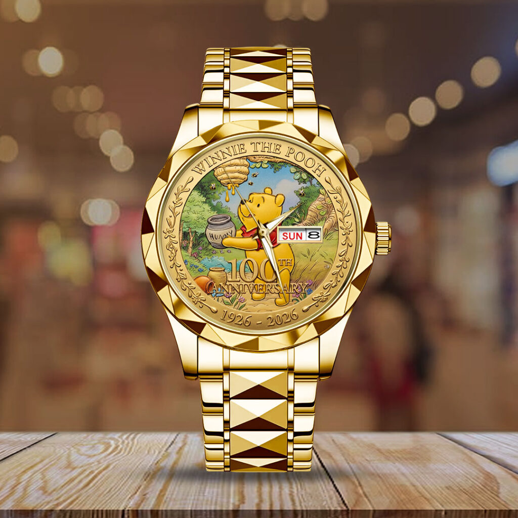 Winnie-the-Pooh 100th Anniversary 2026 Alloy Luxury Quartz Watch - TMTHU5114