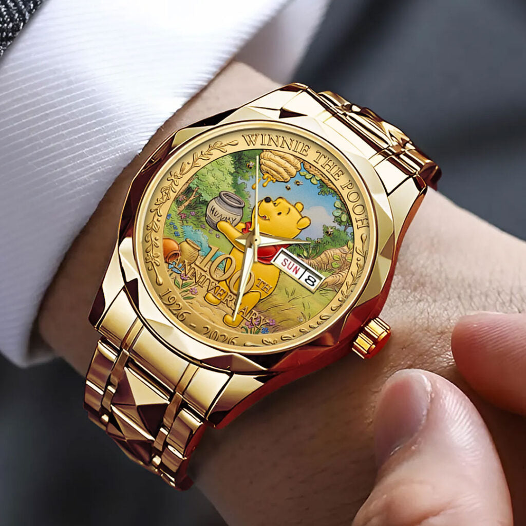 Winnie-the-Pooh 100th Anniversary 2026 Alloy Luxury Quartz Watch - TMTHU5114