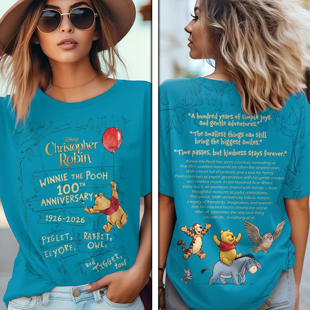 Winnie-the-Pooh 100th Anniversary 3D Apparel – TMTHU5112