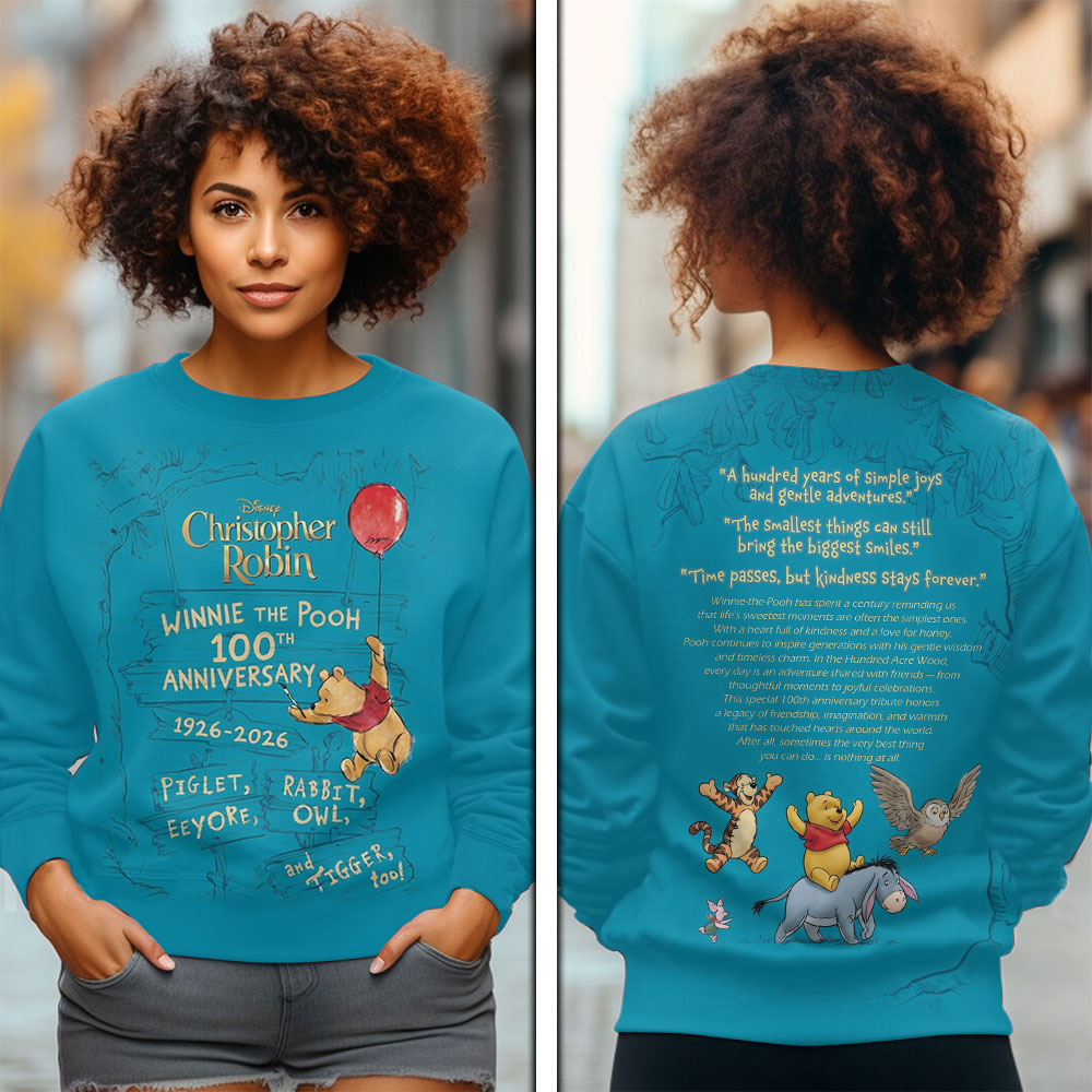 Winnie-the-Pooh 100th Anniversary 3D Apparel – TMTHU5112