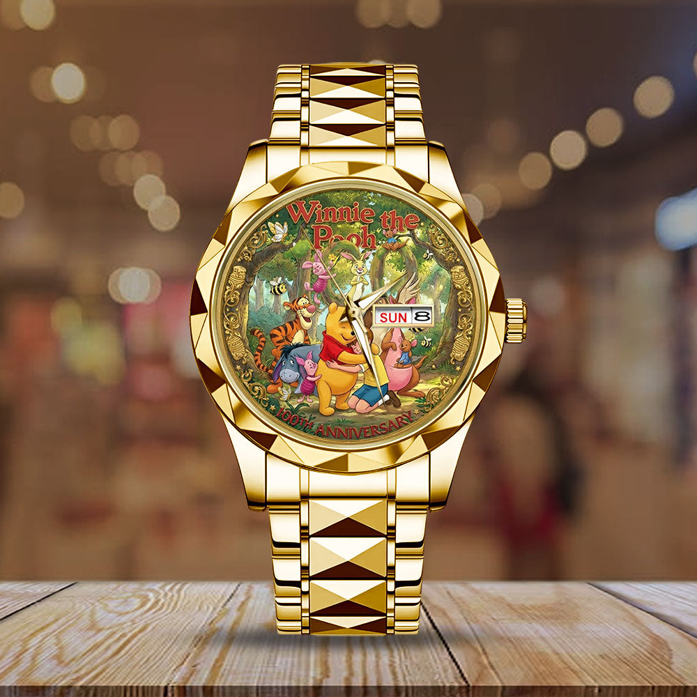 Winnie-the-Pooh 100th Anniversary Alloy Luxury Quartz Watch - TMTHU3178