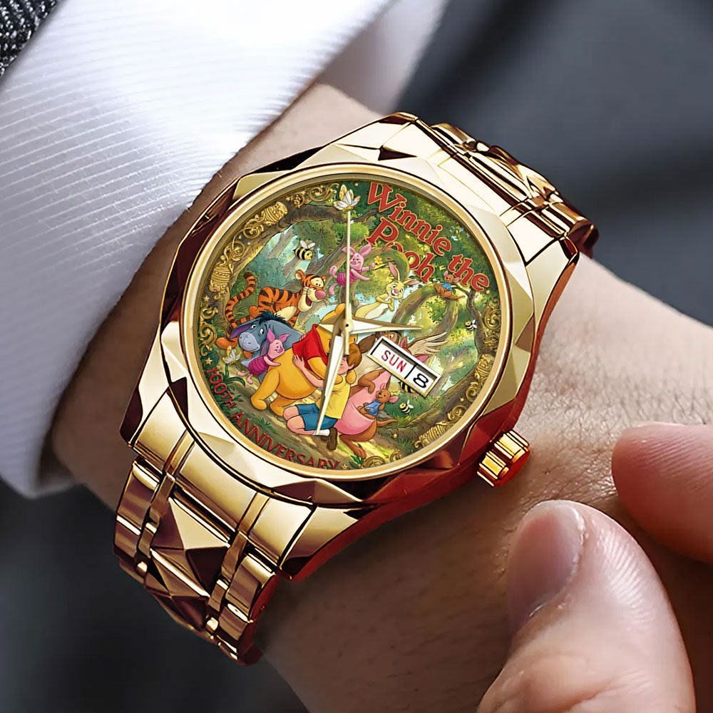 Winnie-the-Pooh 100th Anniversary Alloy Luxury Quartz Watch - TMTHU3178