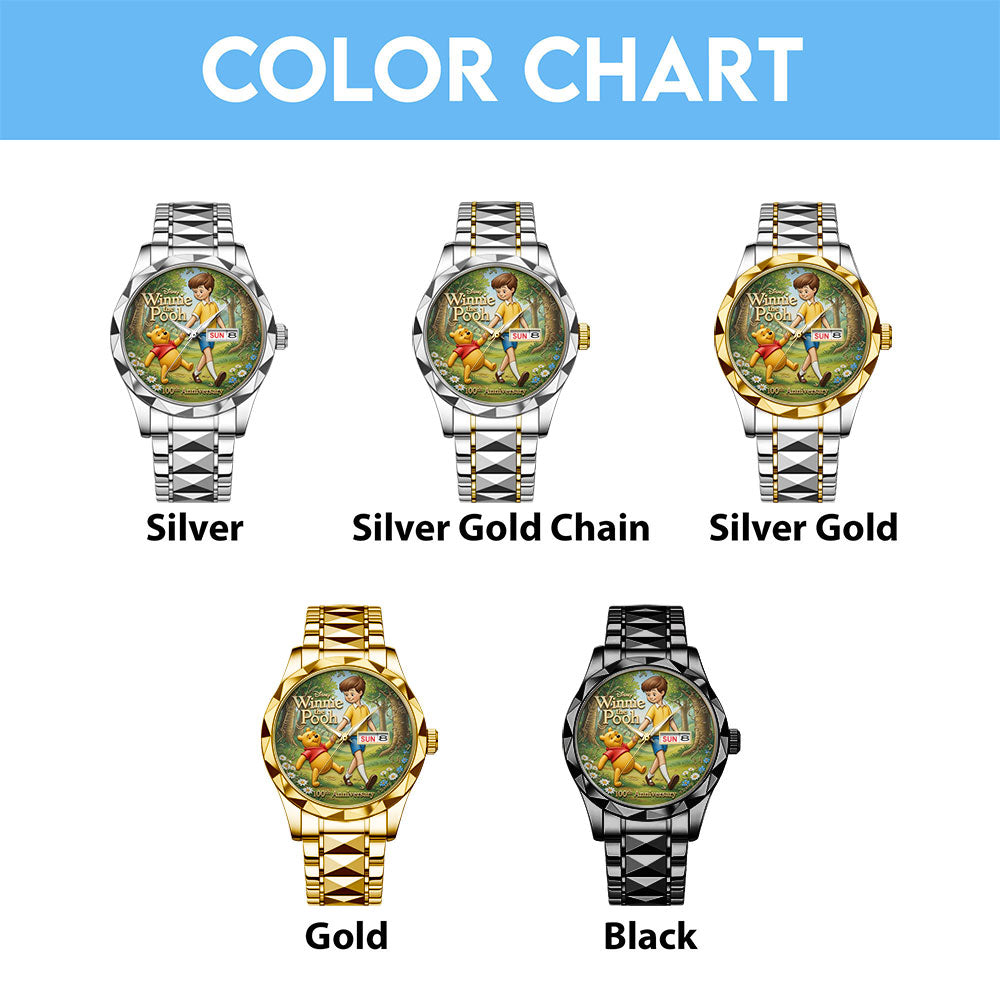 Winnie-the-Pooh 100th Anniversary Alloy Luxury Quartz Watch - TMTHU4024