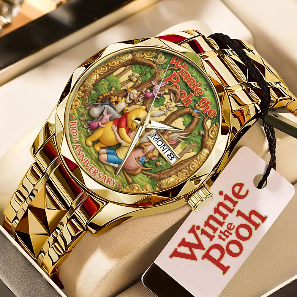Winnie-the-Pooh 100th Anniversary Alloy Luxury Quartz Watch - TMTHU4487
