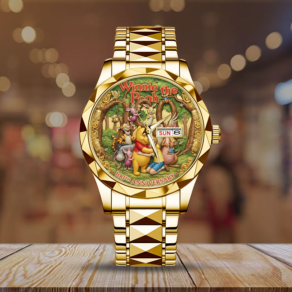 Winnie-the-Pooh 100th Anniversary Alloy Luxury Quartz Watch - TMTHU4487