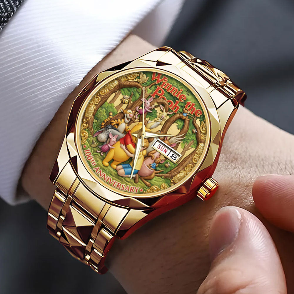 Winnie-the-Pooh 100th Anniversary Alloy Luxury Quartz Watch - TMTHU4487