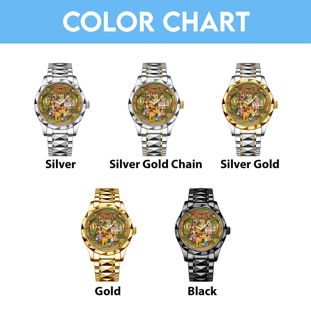 Winnie-the-Pooh 100th Anniversary Alloy Luxury Quartz Watch - TMTHU4487
