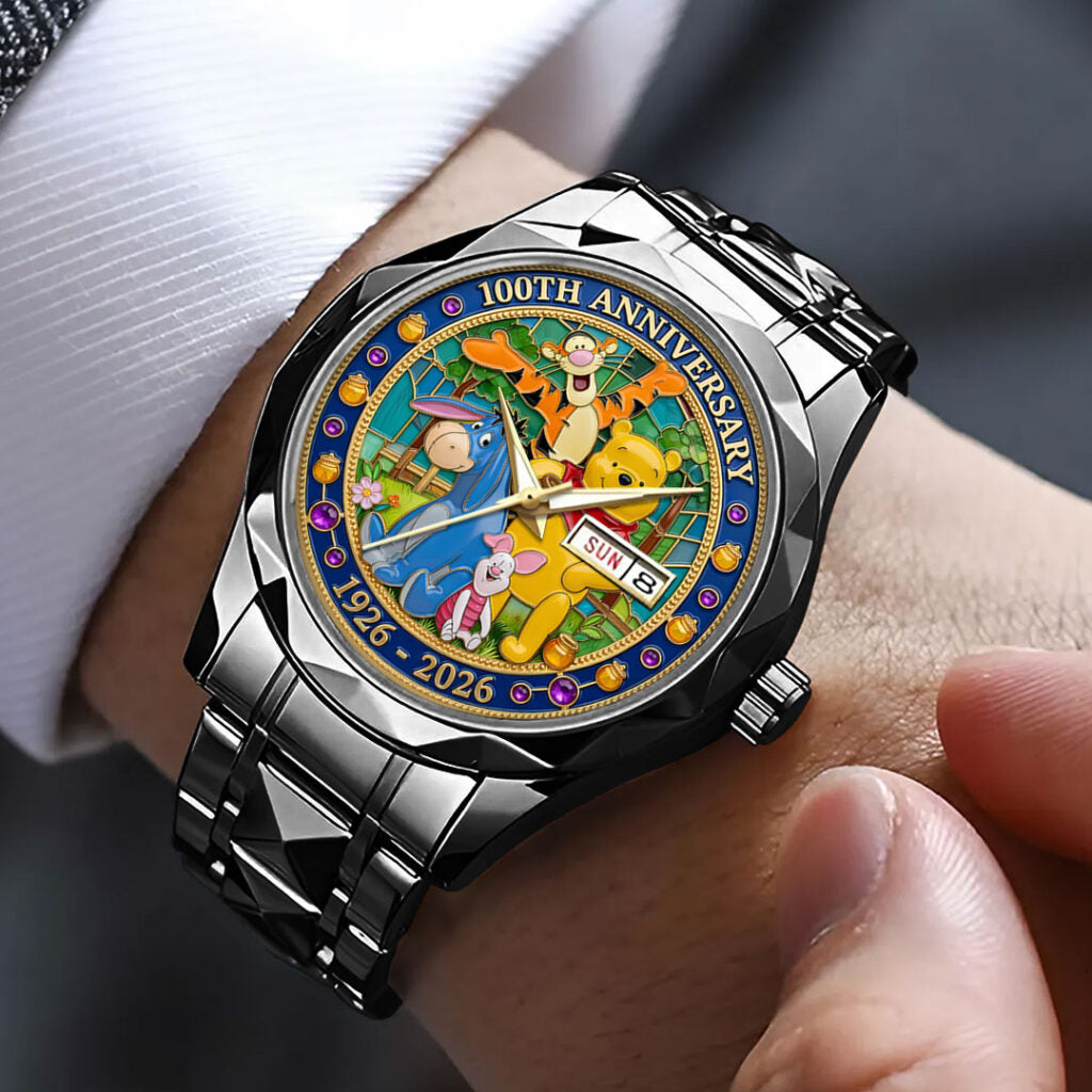Winnie-the-Pooh 100th Anniversary Alloy Luxury Quartz Watch - TMTHU4515