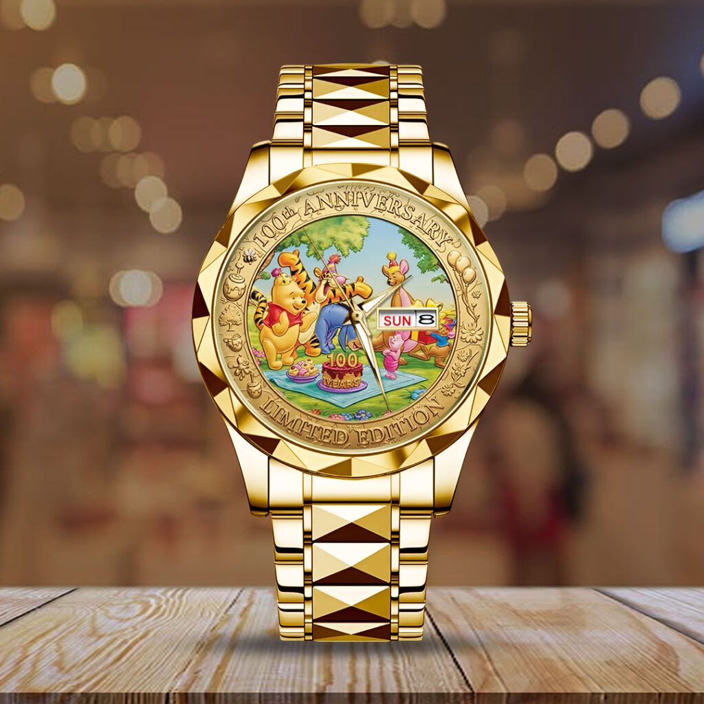 Winnie-the-Pooh 100th Anniversary Alloy Luxury Quartz Watch - TMTHU4723