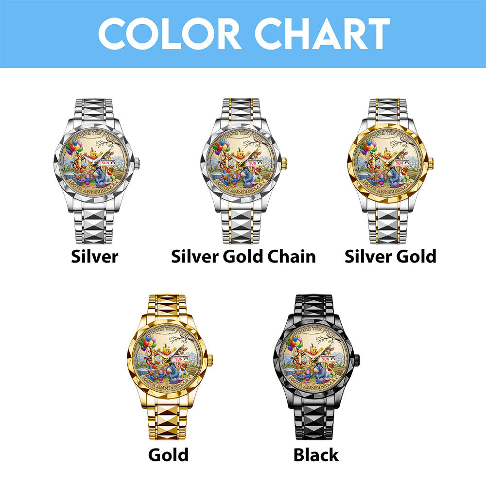 Winnie-the-Pooh 100th Anniversary Alloy Luxury Quartz Watch - TMTHU4870