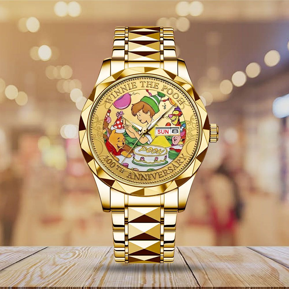 Winnie-the-Pooh 100th Anniversary Alloy Luxury Quartz Watch - TMTHU4872