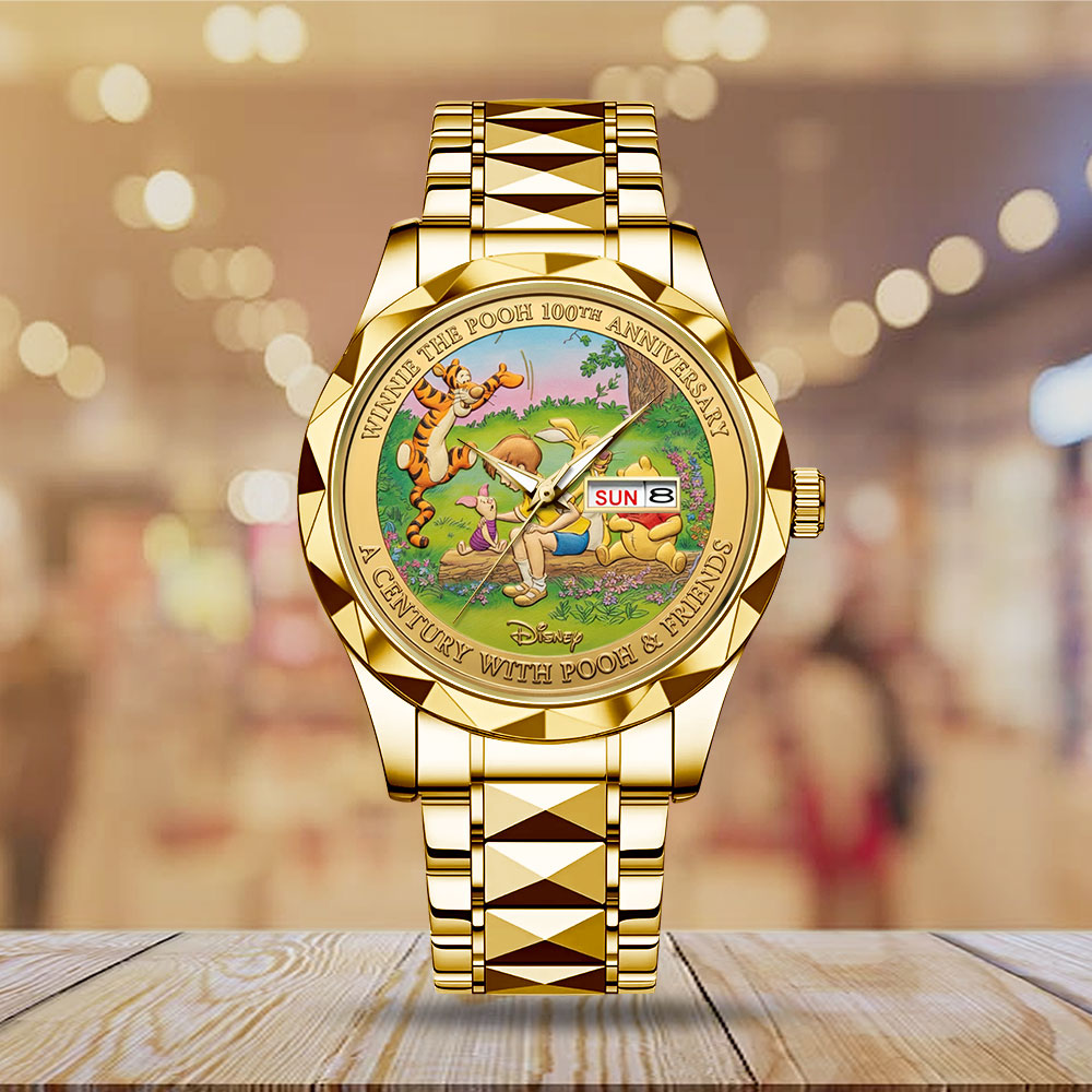 Winnie-the-Pooh 100th Anniversary Alloy Luxury Quartz Watch - TMTHU4970