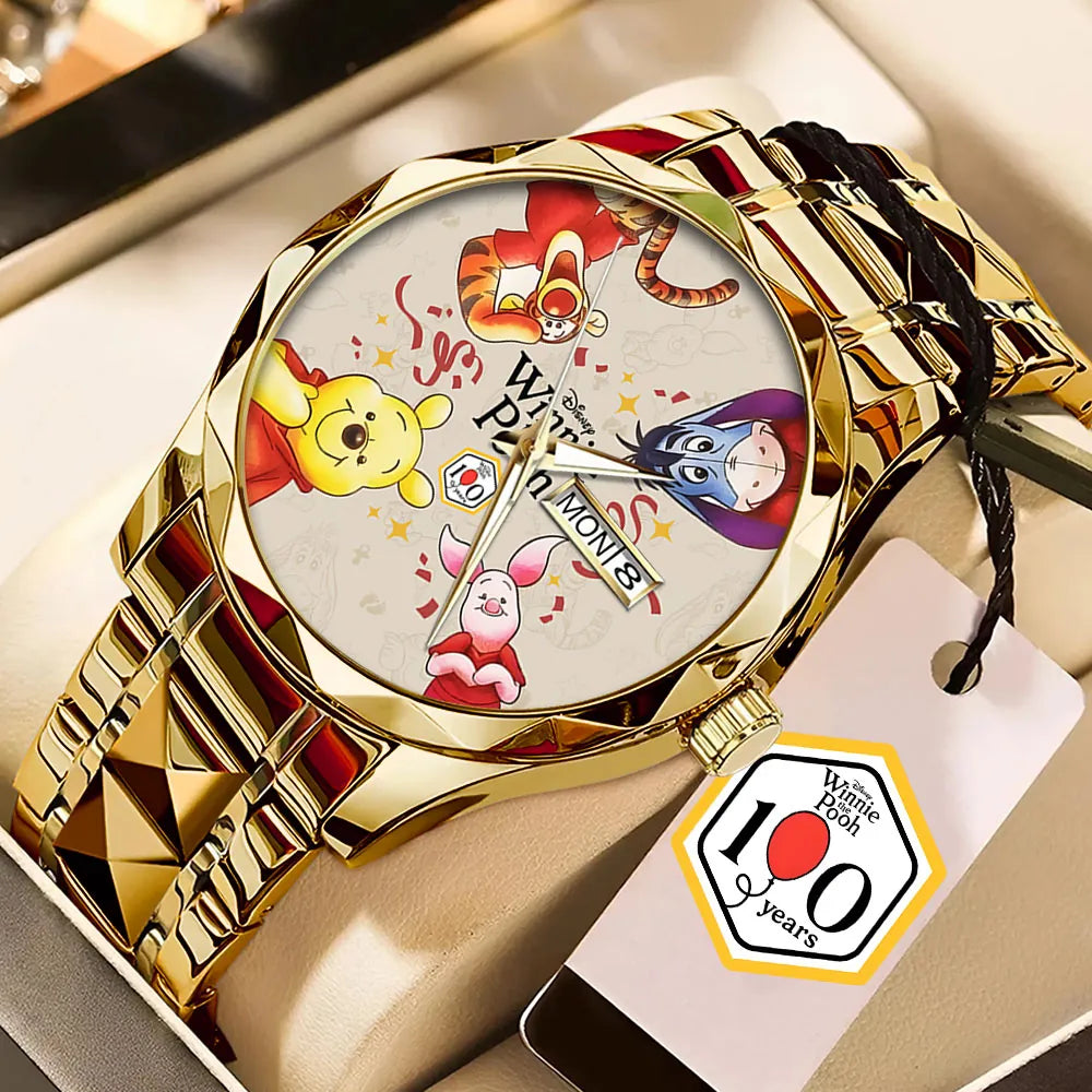 Winnie-the-Pooh 100th Anniversary Alloy Luxury Quartz Watch - TMTHU7890