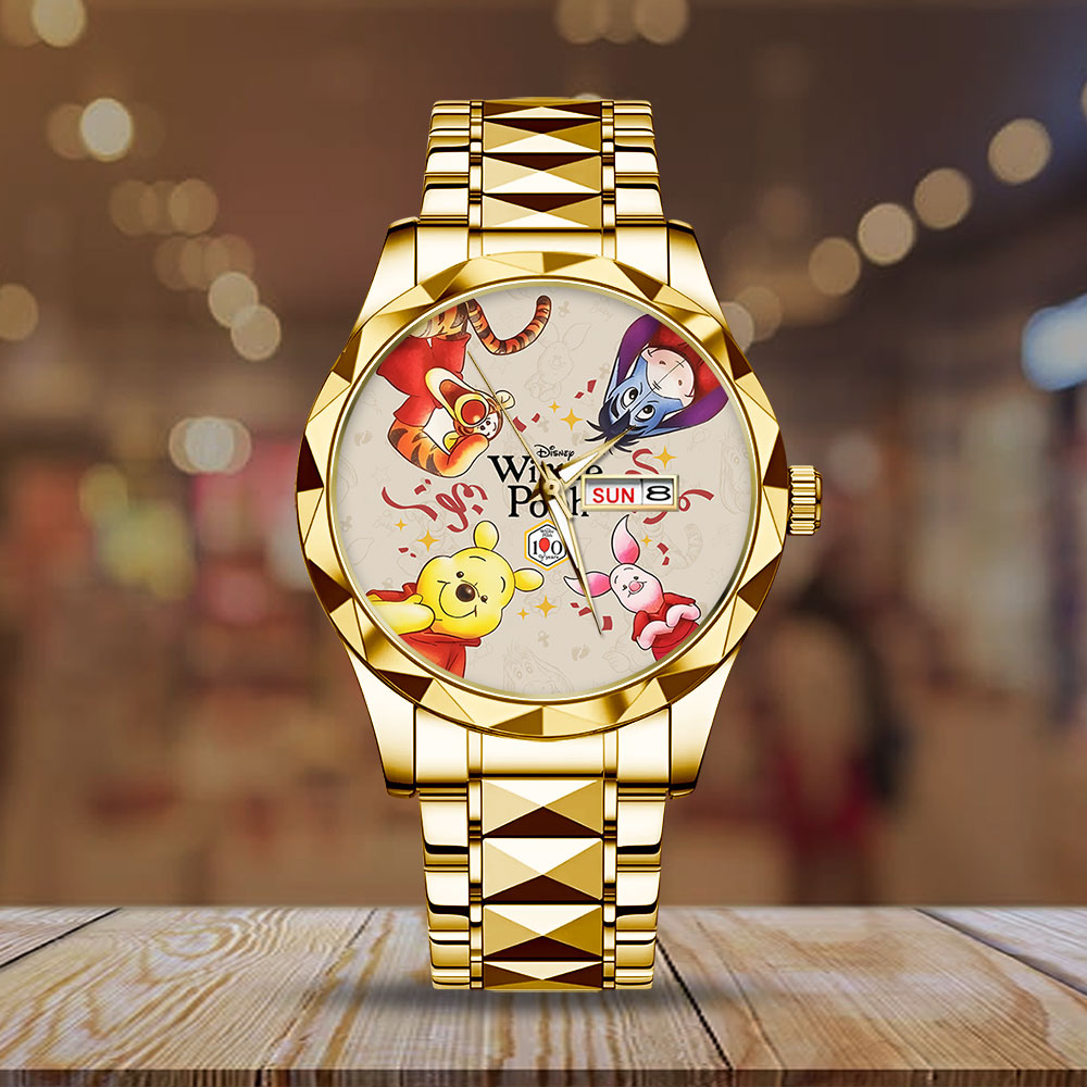 Winnie-the-Pooh 100th Anniversary Alloy Luxury Quartz Watch - TMTHU7890