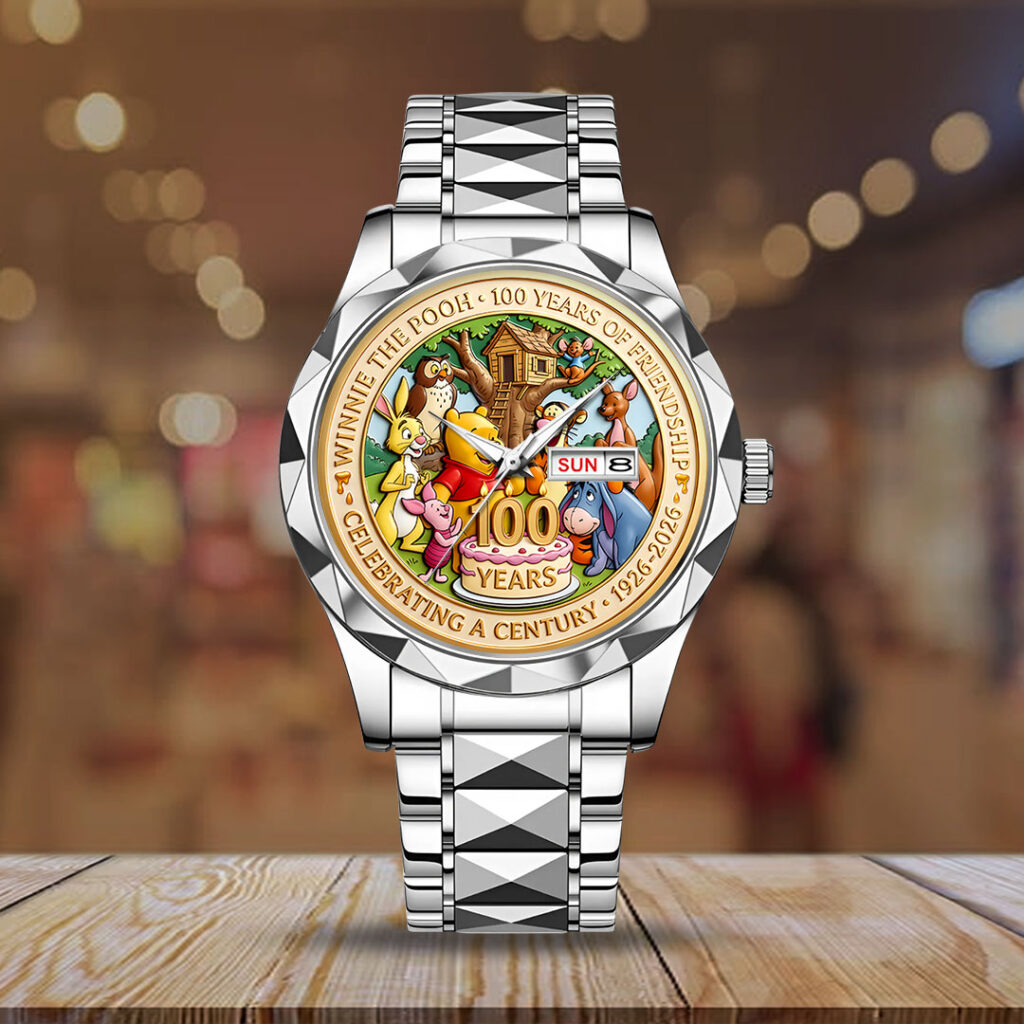 Winnie-the-Pooh 100th Anniversary Alloy Luxury Quartz Watch - HOATT15588