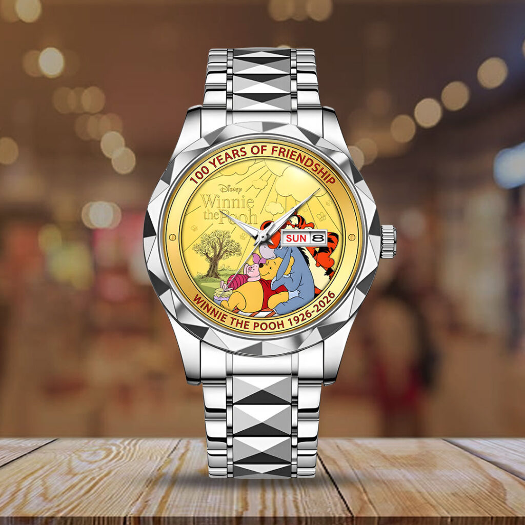 Winnie-the-Pooh 100th Anniversary Alloy Luxury Quartz Watch - HOATT15702