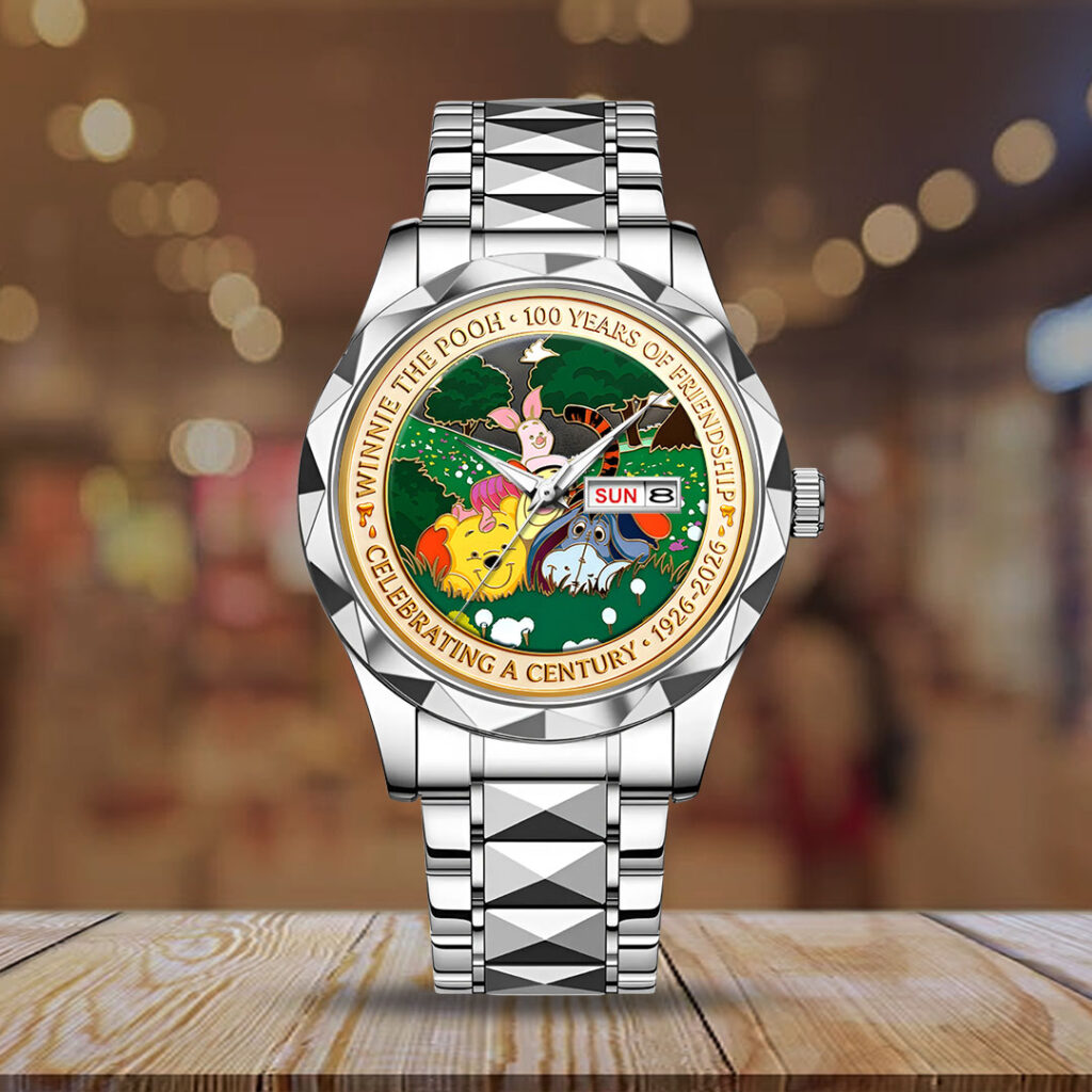 Winnie-the-Pooh 100th Anniversary Alloy Luxury Quartz Watch - HOATT15703