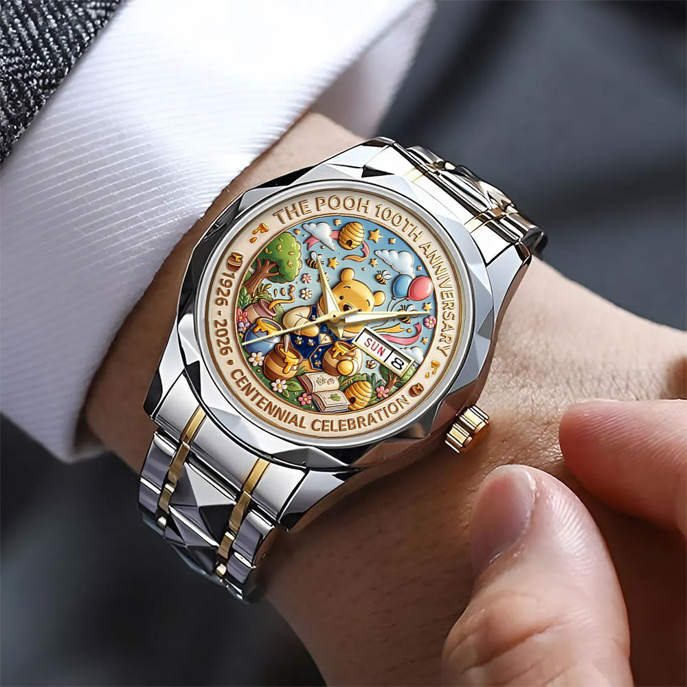 Winnie-the-Pooh 100th Anniversary Alloy Luxury Quartz Watch - MAITM14390