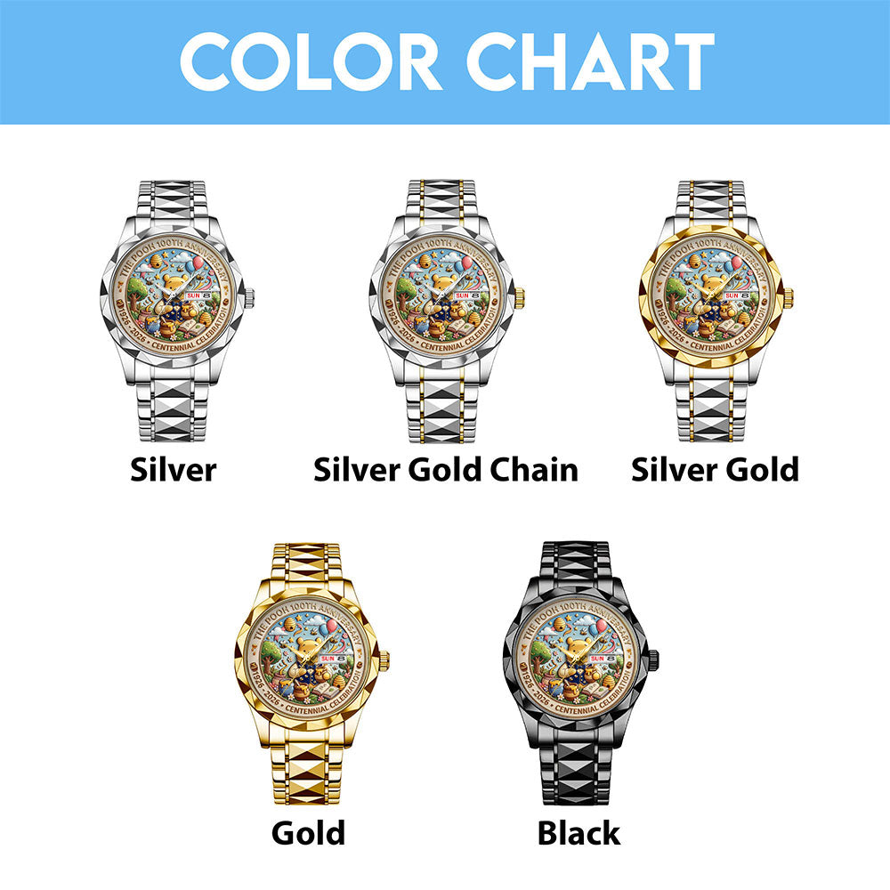 Winnie-the-Pooh 100th Anniversary Alloy Luxury Quartz Watch - MAITM14390