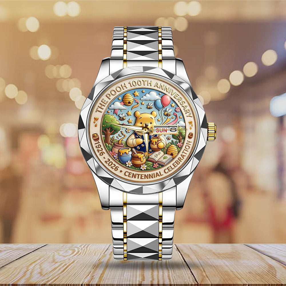 Winnie-the-Pooh 100th Anniversary Alloy Luxury Quartz Watch - MAITM14390