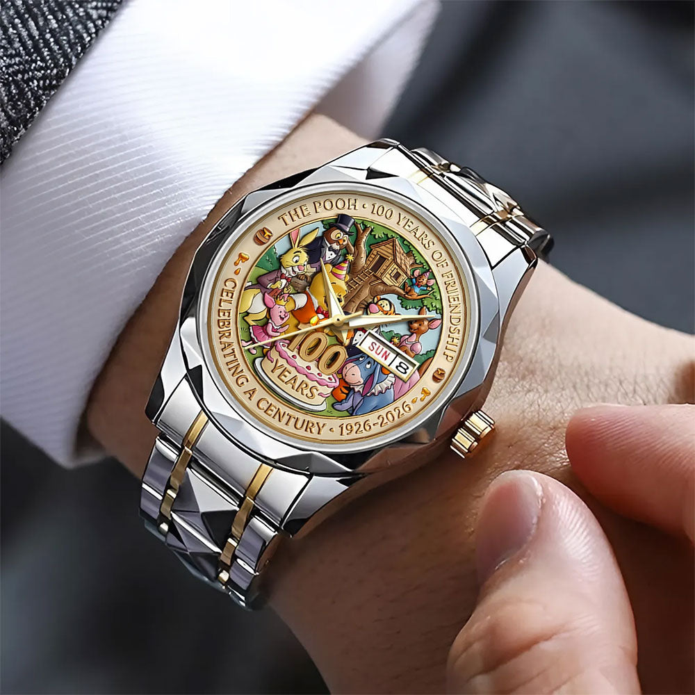 Winnie-the-Pooh 100th Anniversary Alloy Luxury Quartz Watch - MAITM14391