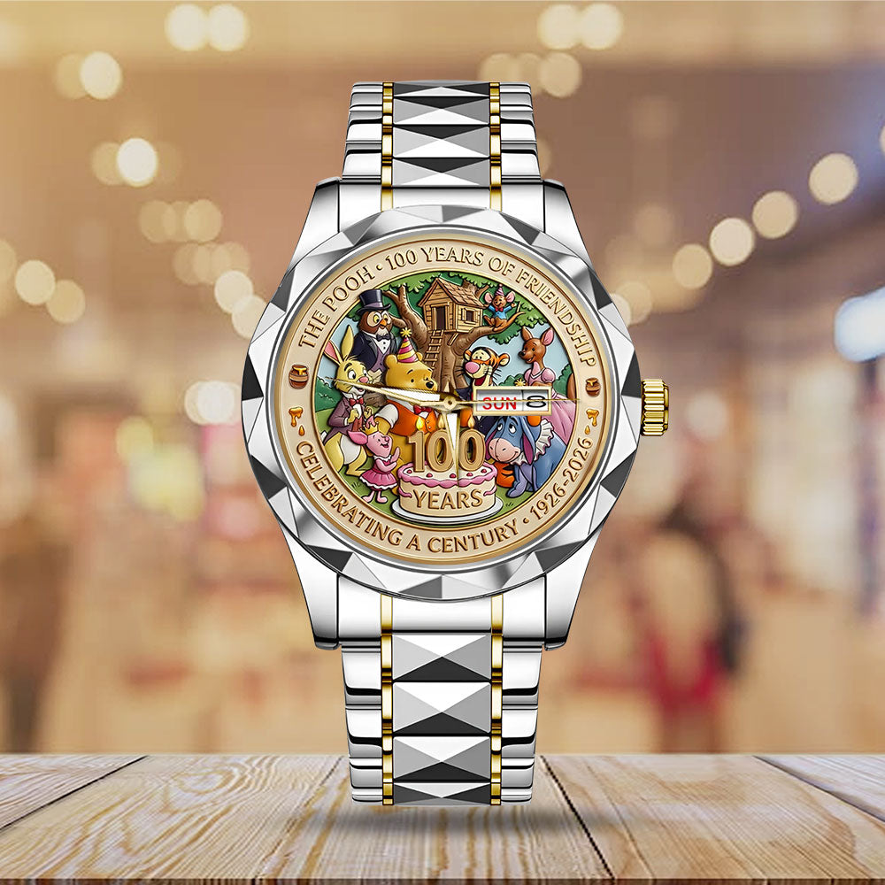 Winnie-the-Pooh 100th Anniversary Alloy Luxury Quartz Watch - MAITM14391