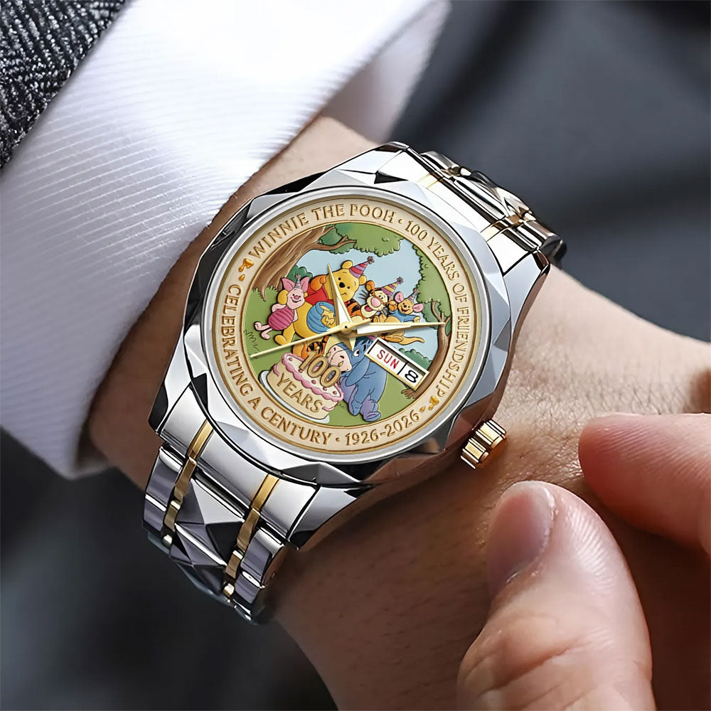 Winnie-the-Pooh 100th Anniversary Alloy Luxury Quartz Watch - MAITM14392