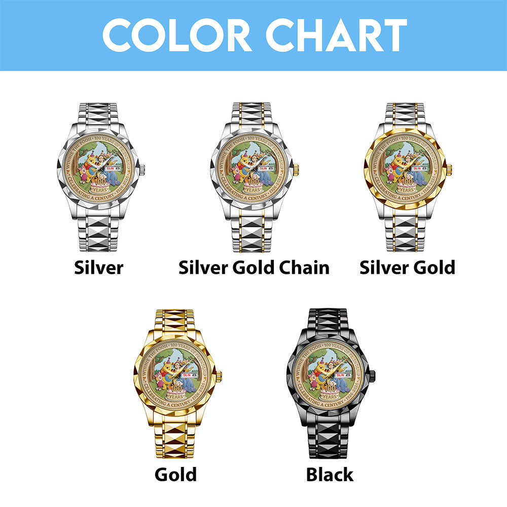 Winnie-the-Pooh 100th Anniversary Alloy Luxury Quartz Watch - MAITM14392