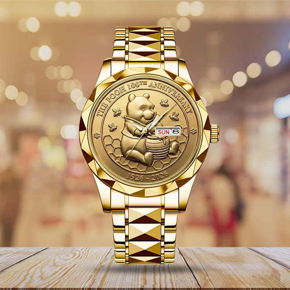 Winnie-the-Pooh 100th Anniversary Alloy Luxury Quartz Watch - MAITM14442