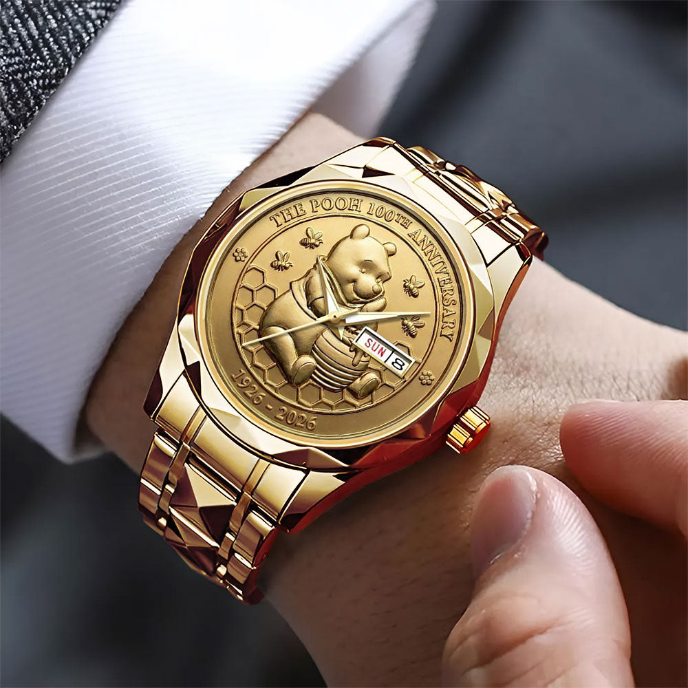 Winnie-the-Pooh 100th Anniversary Alloy Luxury Quartz Watch - MAITM14442