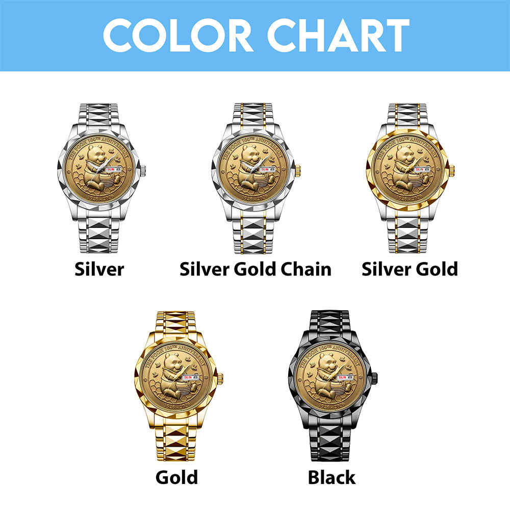 Winnie-the-Pooh 100th Anniversary Alloy Luxury Quartz Watch - MAITM14442