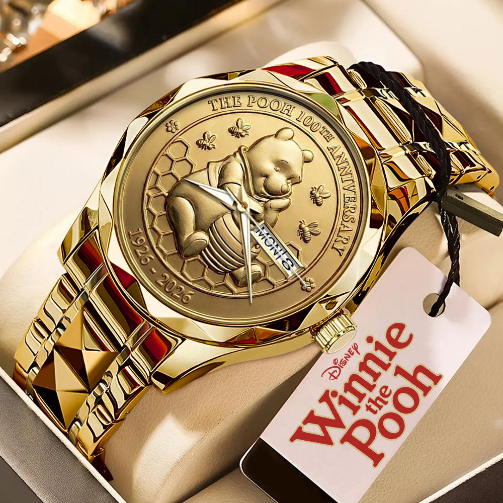 Winnie-the-Pooh 100th Anniversary Alloy Luxury Quartz Watch - MAITM14442