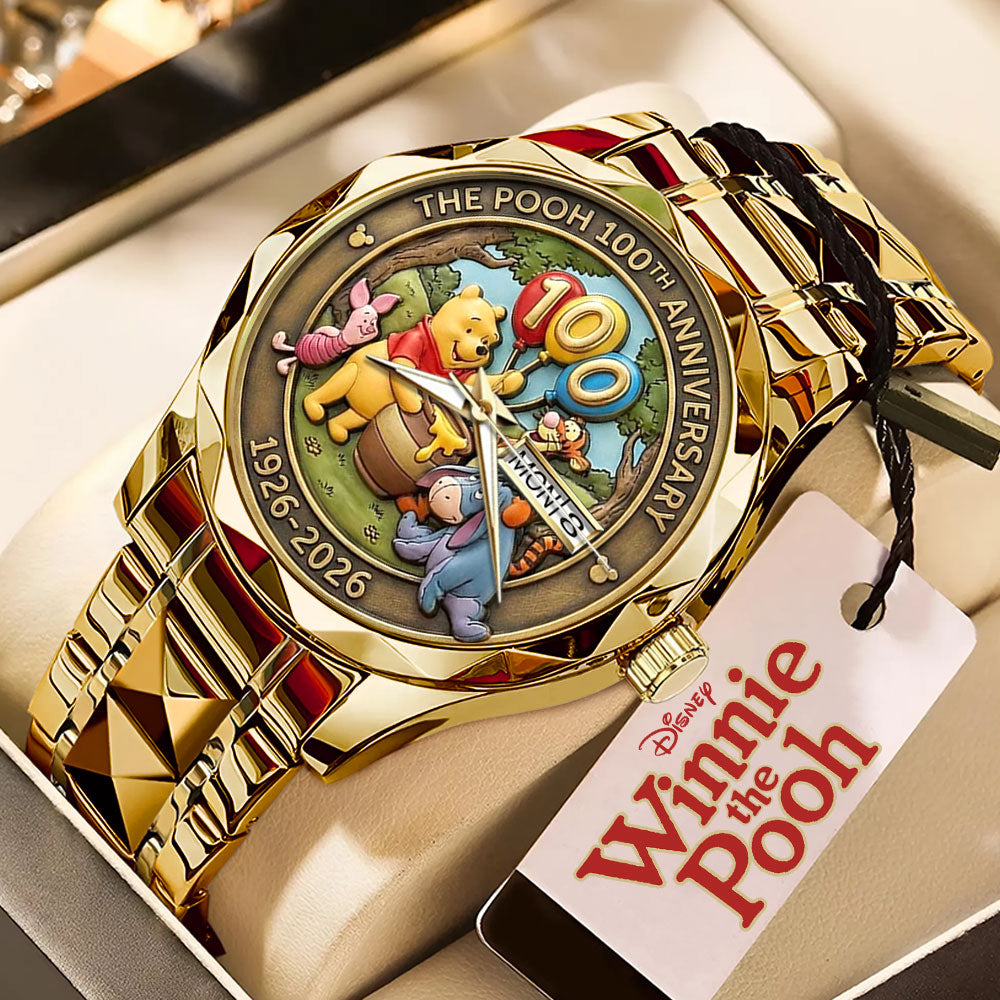 Winnie-the-Pooh 100th Anniversary Alloy Luxury Quartz Watch - MAITM14578