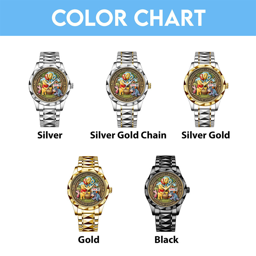 Winnie-the-Pooh 100th Anniversary Alloy Luxury Quartz Watch - MAITM14578