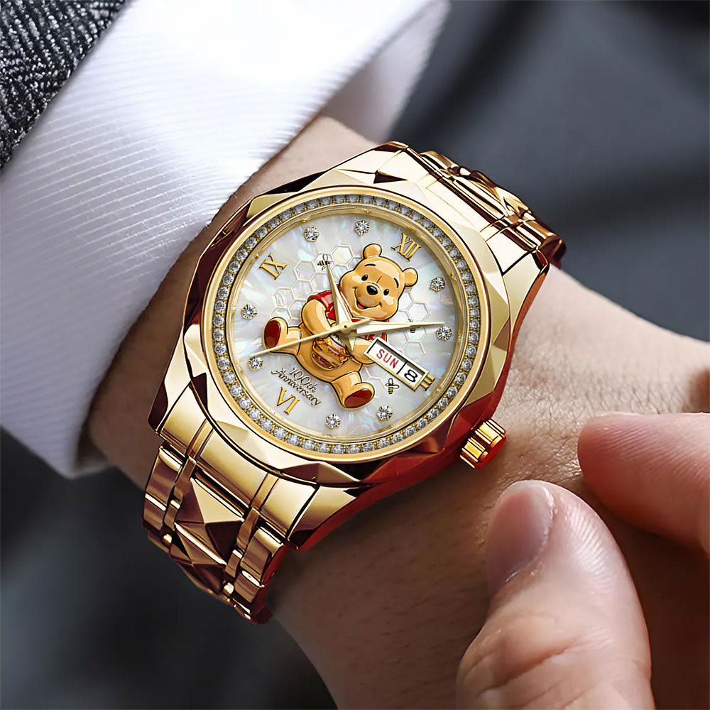 Winnie-the-Pooh 100th Anniversary Alloy Luxury Quartz Watch - MAITM14667