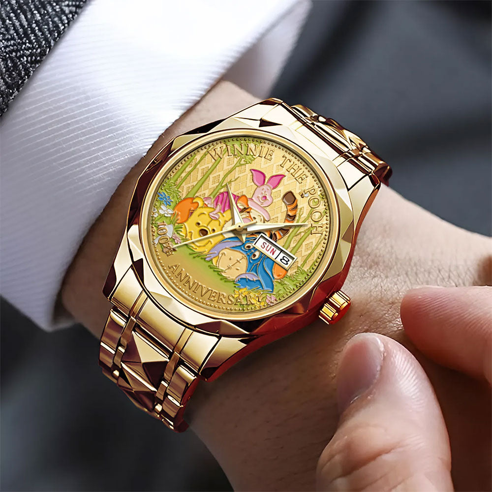 Winnie-the-Pooh 100th Anniversary Alloy Luxury Quartz Watch - TMTHU4974